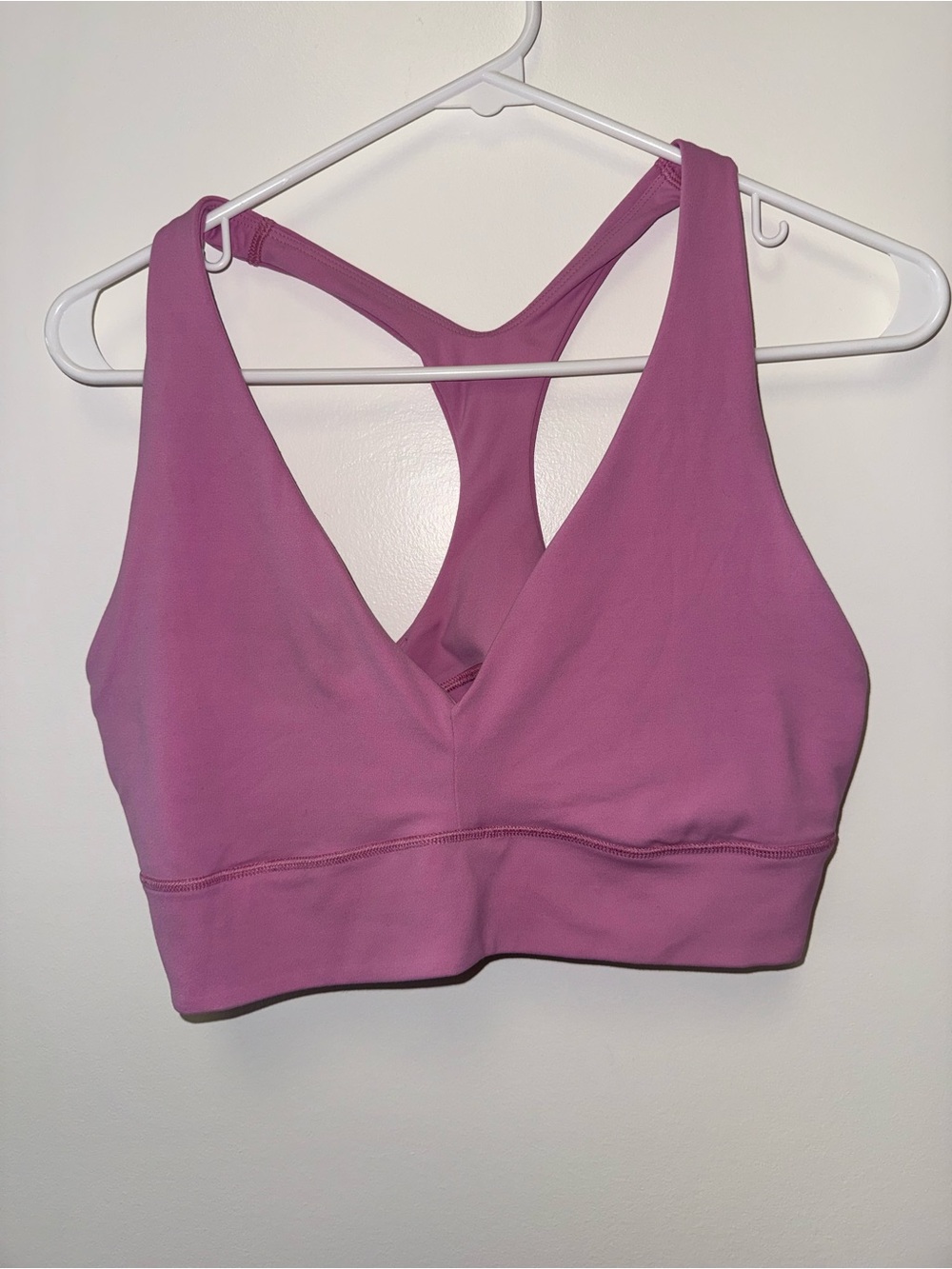 Athleta (XL) Pink Smooth Soft Padded V-Neck Bra
